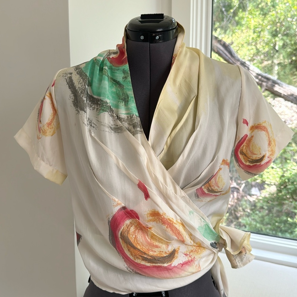 Wray Still Life wrap top